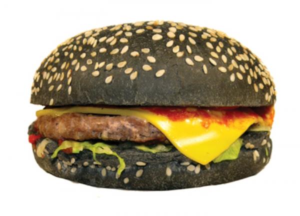 Black cheeseburger Black cheeseburger